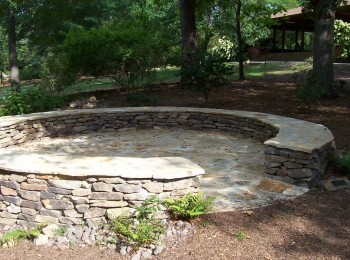 stone patios and walls auburn alabama